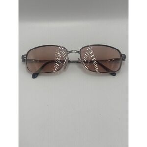 Sferoflex 2086 273 Metal Rectangle Sunglasses Gunmetal Frame 56-17-140